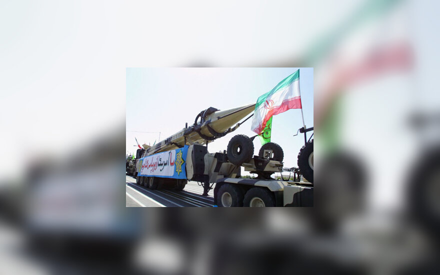 Irano balistinė raketa "Shahab-3"