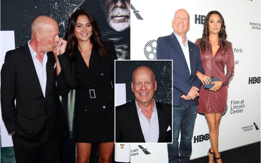 Bruce Willisas su žmona Emma Heming