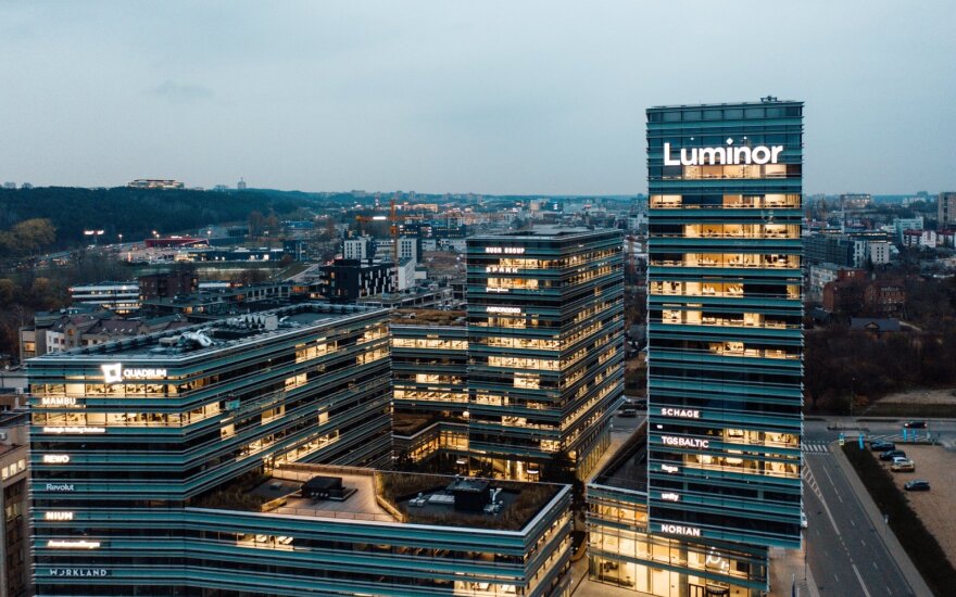 „Luminor” banko pelnas per metus išaugo iki 124,7 mln. eurų