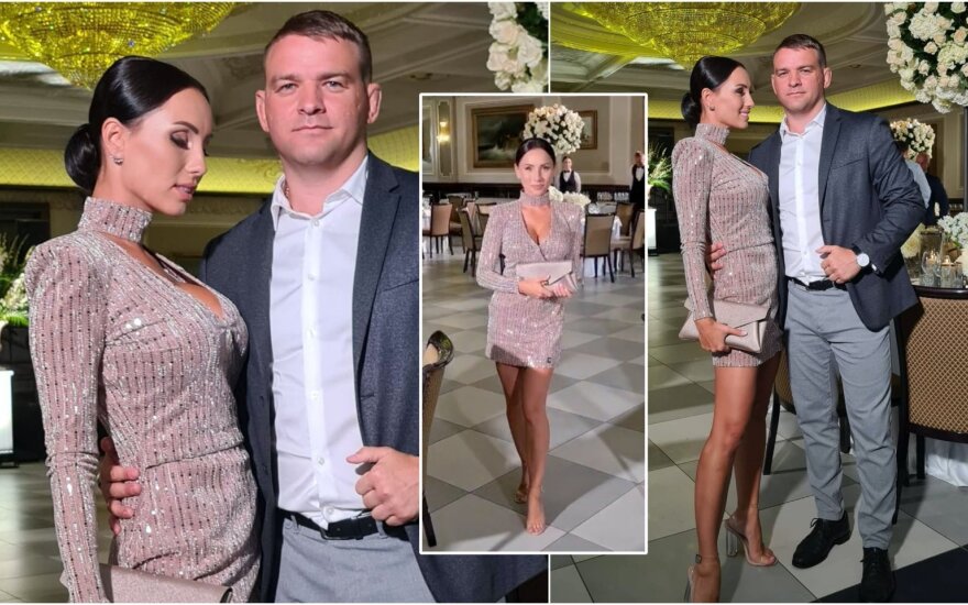 Greta Lebedeva su vyru