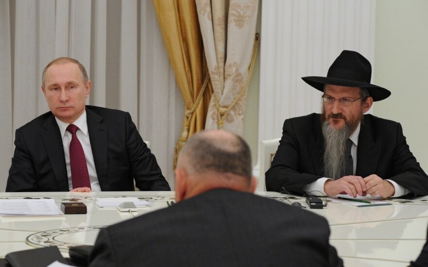 V. Putino susitikimas su Europos žydų kongreso atstovais