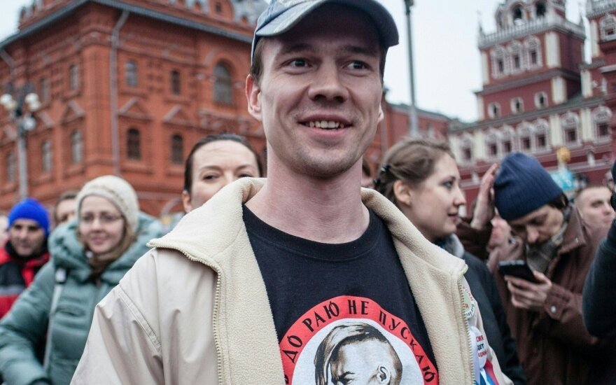 Maskvoje sulaikytas opozicijos aktyvistas I. Dadinas