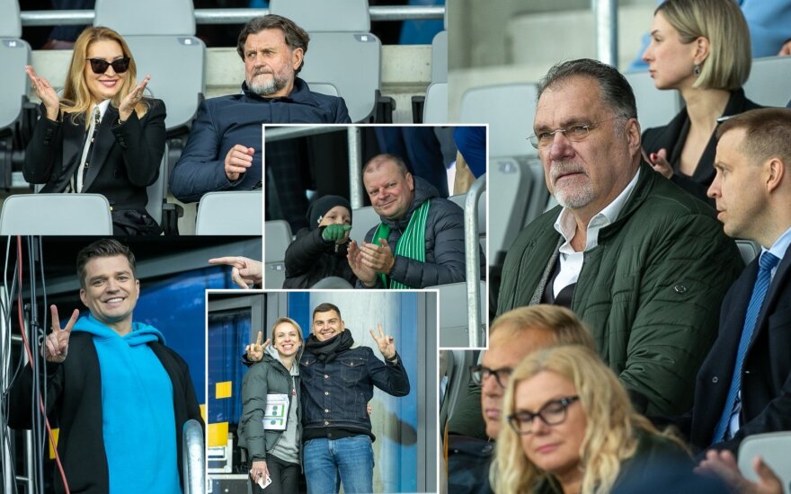 Žinomi žmonės Dariaus ir Girėno stadiono atidaryme