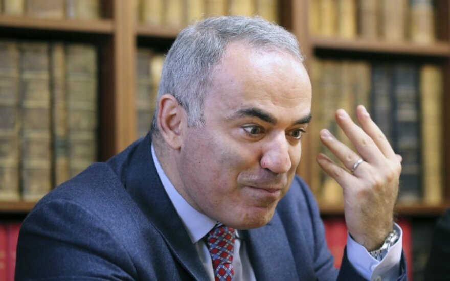 G. Kasparovas: konfrontacija su Vakarais yra pagrindinis V. Putino tikslas