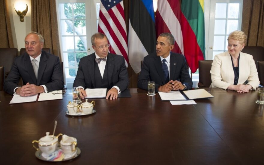B. Obamos ir Baltijos šalių vadovų susitikimas 2013 m.