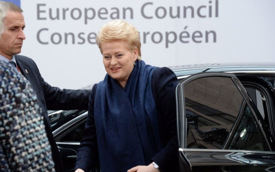 Dalia Grybauskaitė EVT susitikime
