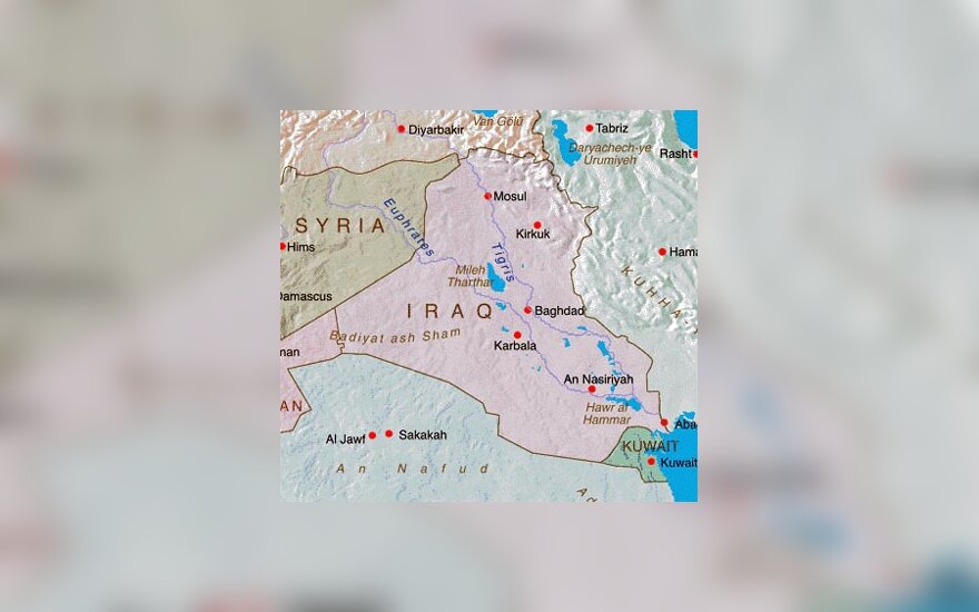 Irako žemėlapis