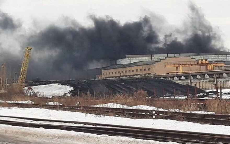 Variklių gamykloje Rusijoje – gaisras