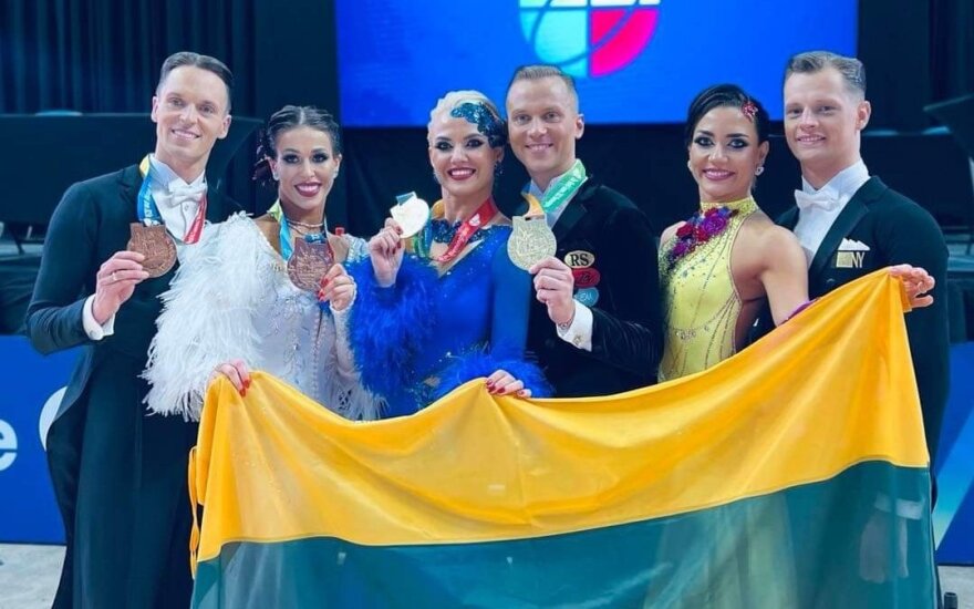 Pasaulio žaidynių auksas ir bronza – Lietuvos šokėjams