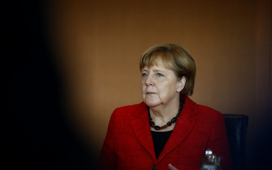 A. Merkel: Vokietija turi išmokti tvarkytis su Rusijos kibernetinėmis atakomis