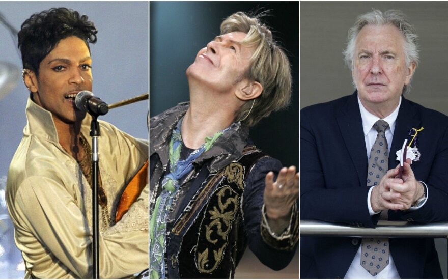 Prince'as, Davidas Bowie, Alanas Rickmanas