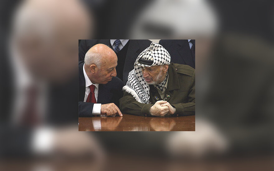 Ahmed Qurie ir Yasser Arafat