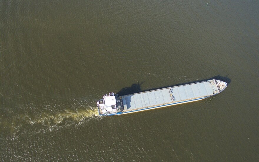 A ship in Baltic Sea