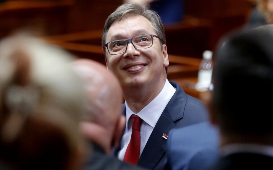 A. Vučičius prisaikdintas naujuoju Serbijos prezidentu