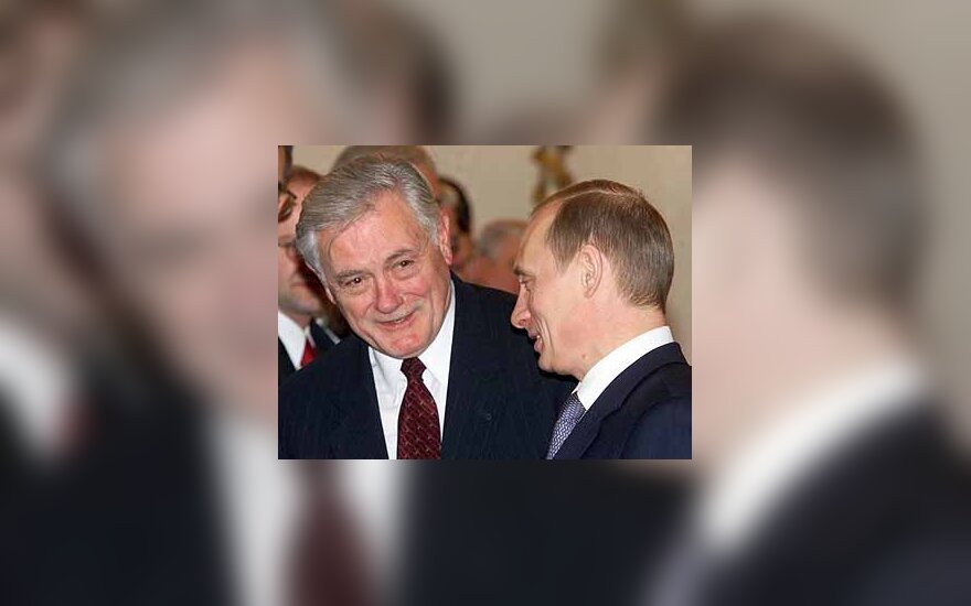 Valdas Adamkus ir Vladimiras Putinas