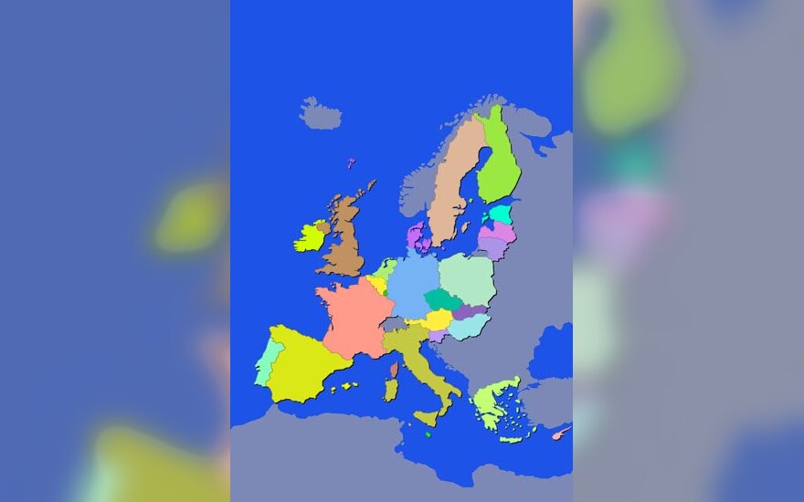 Europa, žemėlapis