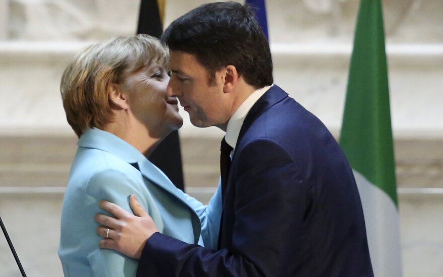 Angela Merkel, Matteo Renzi