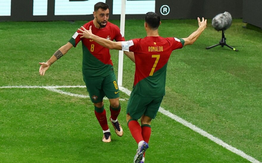Fernandeso dublis išvedė portugalus į aštuntfinalį – prisijungė prie brazilų ir prancūzų