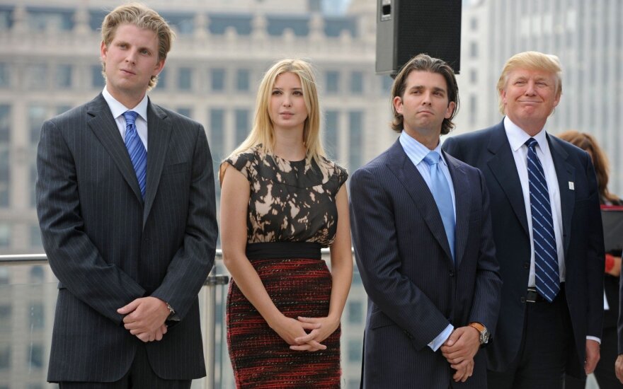 Ericas Trumpas, Ivanka Trump ir Donaldas Trumpas jaunesnysis ir Donaldas Trumpas