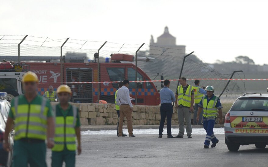 Maltoje sudužęs lėktuvas skrido į Libiją su sekimo misija