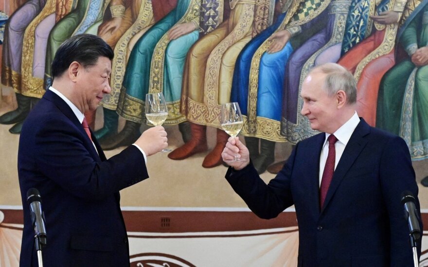  Xi Jinpingas ir Vladimiras Putinas