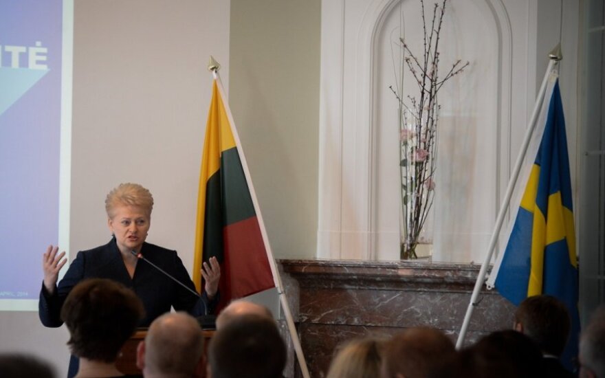 Dalios Grybauskaitės vizitas Švedijoje. R. Dačkaus nuotr.