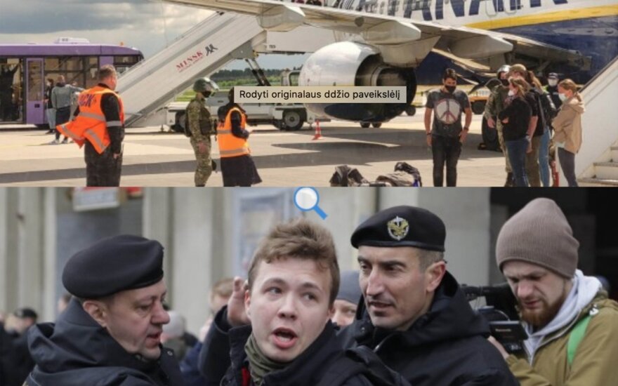 Prievarta Minske nutupdytame lėktuve buvę lietuviai cituoja paskutinius Protasevičiaus žodžius: sakė, čia jo laukia mirties bausmė