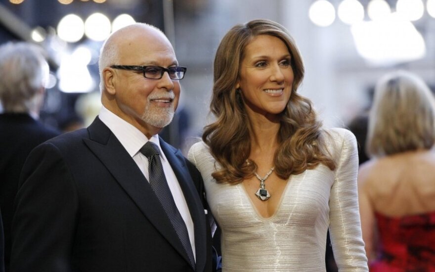 Celine Dion su vyru Rene