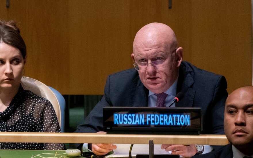 Ukraina ragina pašalinti Rusiją iš JT