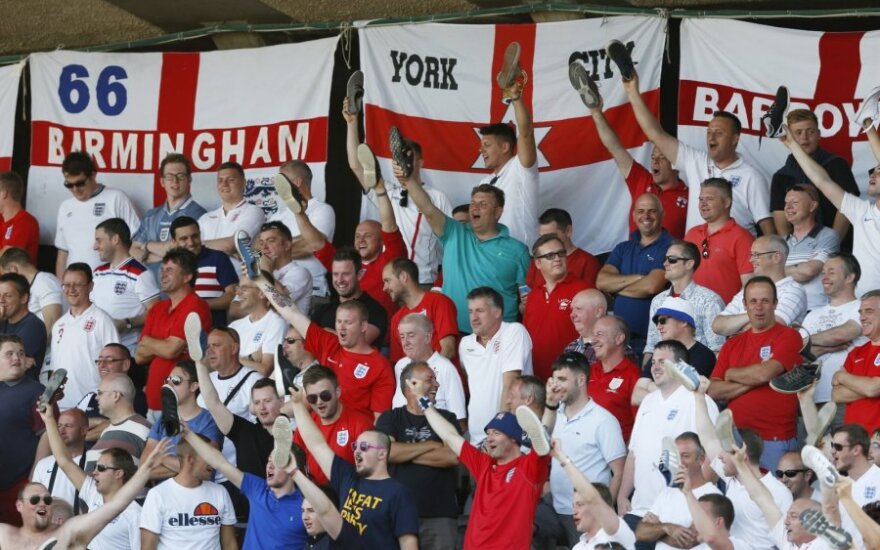 Anglijos futbolo rinktinės fanai