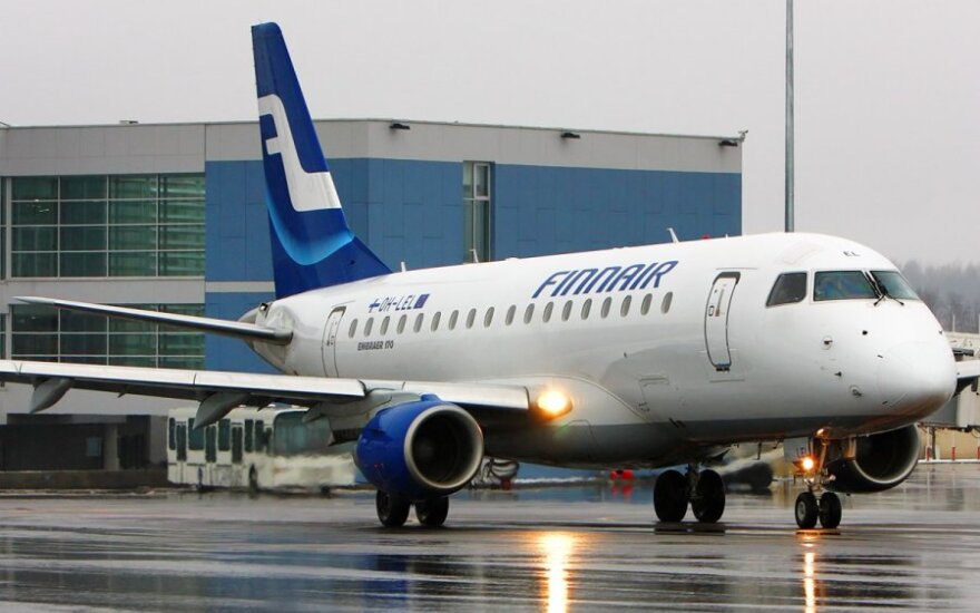 Dėl stipraus snygio „Finnair“ atšaukia skrydžius