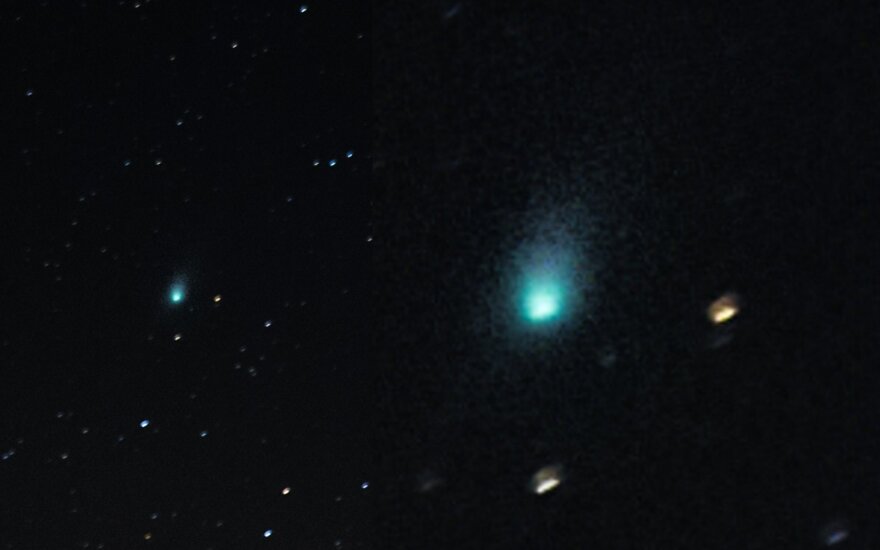 Kometa C/2022 E3 (ZTF). R. Andriuškos nuotr.