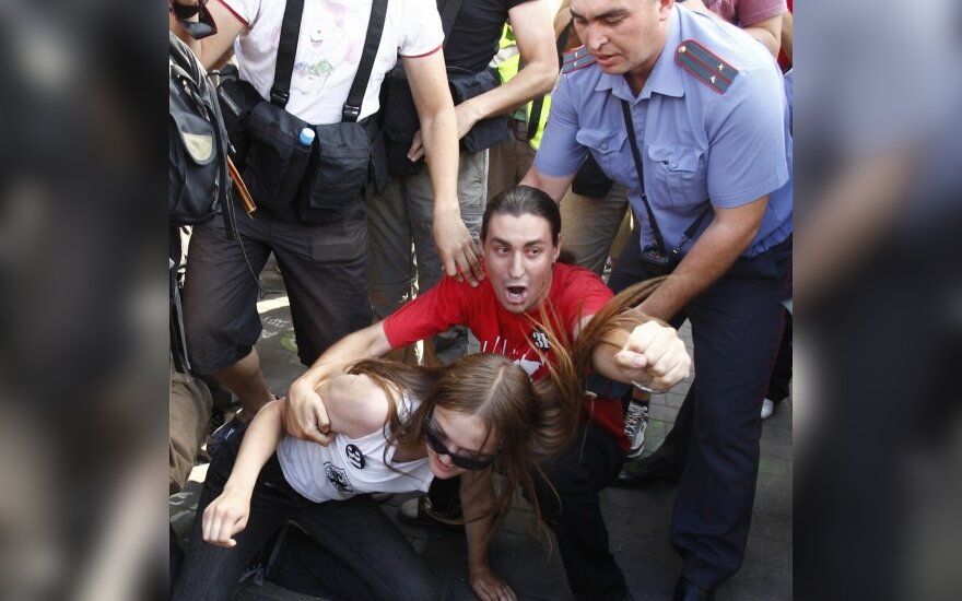 Maskvoje ir Sankt Peterburge per opozicijos „31-osios akciją" sulaikyta keliasdešimt žmonių