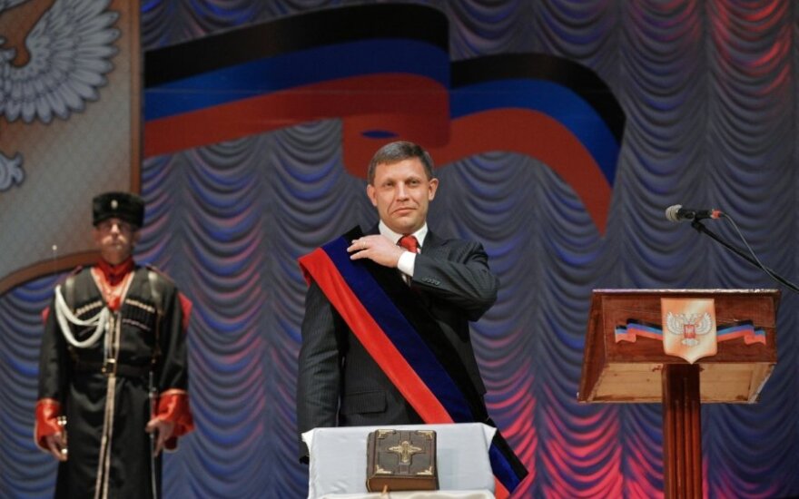 Donecke įvyko A. Zacharčenkos inauguracija