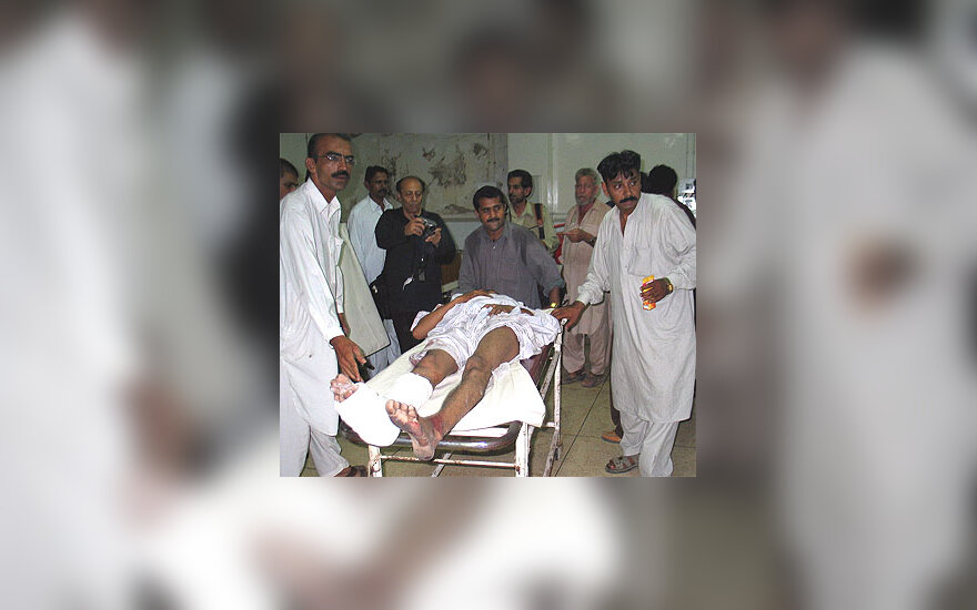 Sužeistas pakistanietis