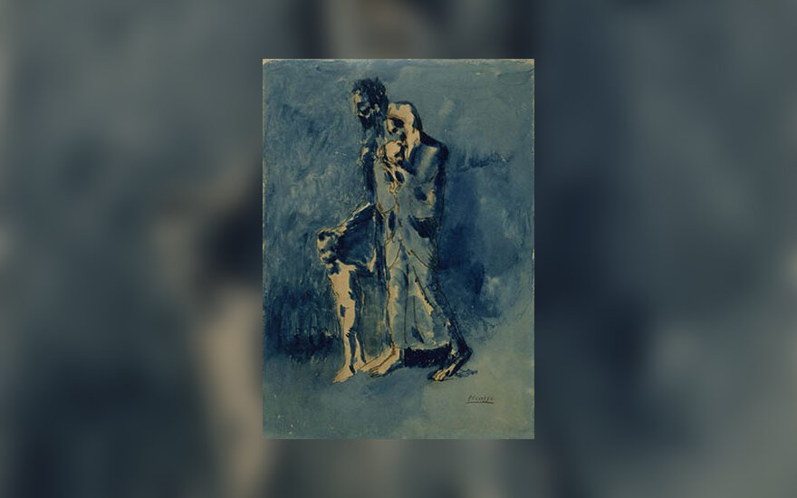 Pablo Picasso paveikslas "Skurdas"