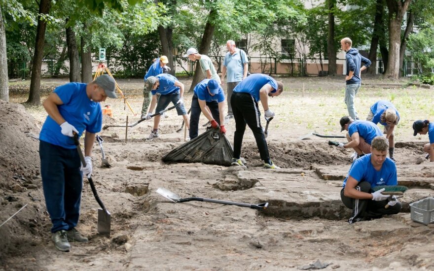 Archaeological explorations of the complex of the Great Synagogue of Vilnius at Vokiečių g.13A @ Vilnius Municipality (9)