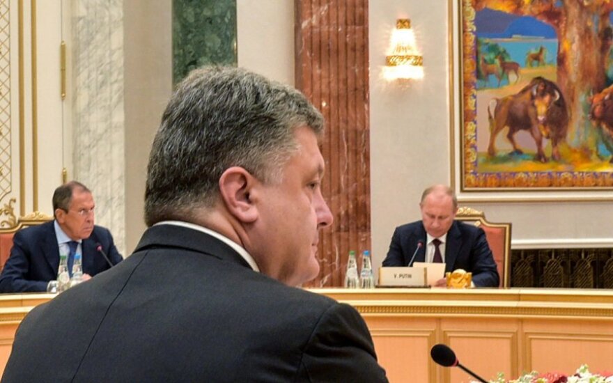 Sergejus Lavrovas, Petro Porošenka, Vladimiras Putinas