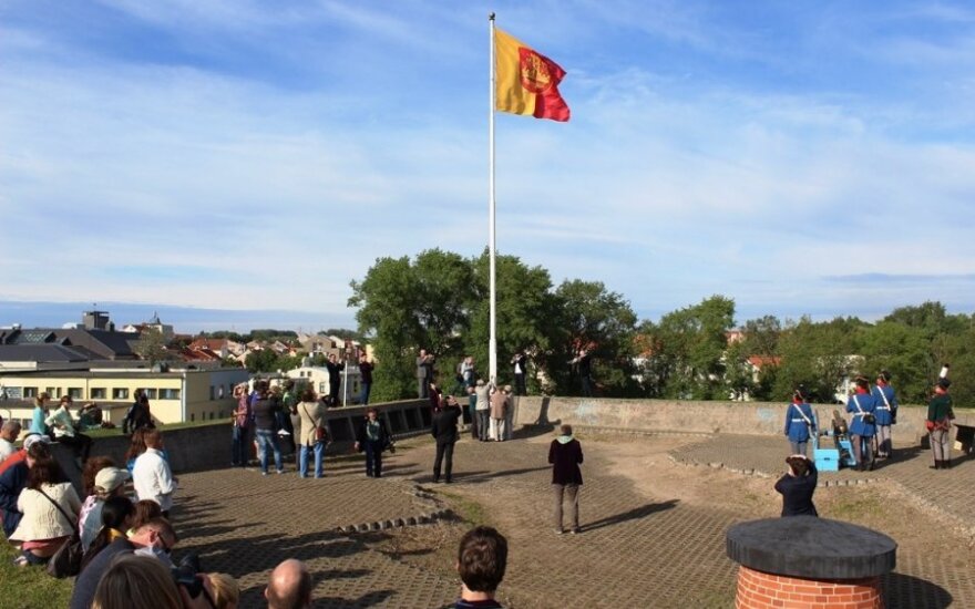 Vidury dienos pavogta reprezentacinė Klaipėdos miesto vėliava