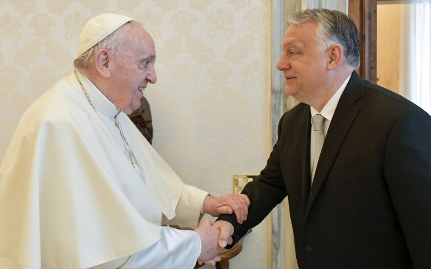 Popiežius Pranciškus ir Viktoras Orbanas