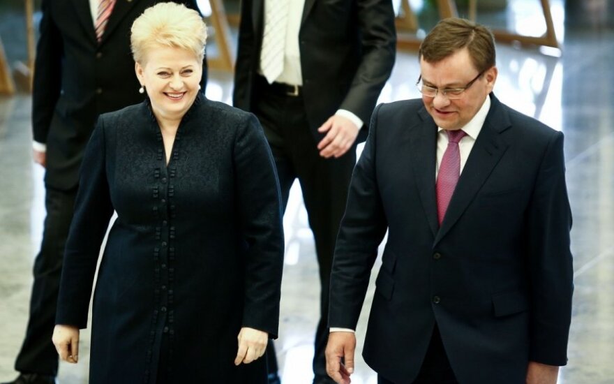 Dalia Grybauskaitė ir Vydas Gedvilas