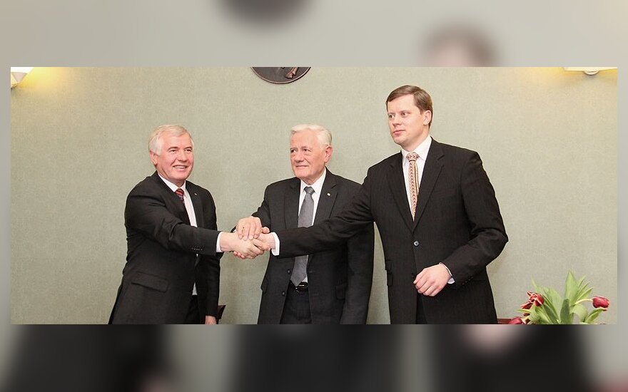 Zigmas Lydeka, Valdas Adamkus, Andrius Kupčinskas