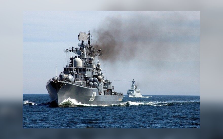 Lietuvos vandenyse – Rusijos karinio laivo trukdymai