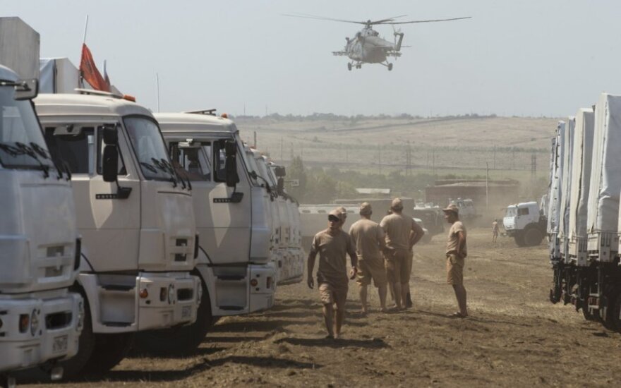 Žiniasklaida: V. Putino humanitarinę pagalbą lydi karinės mašinos