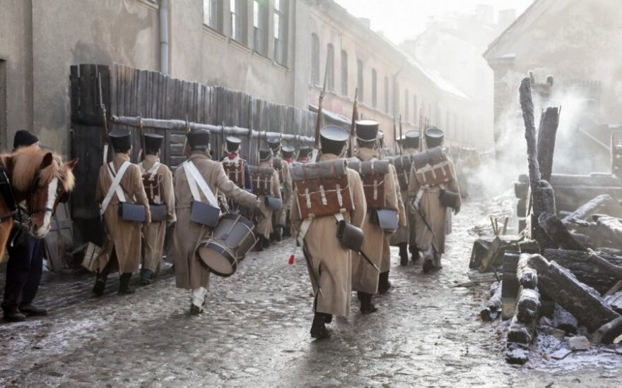 BBC shooting War and Peace in Vilnius