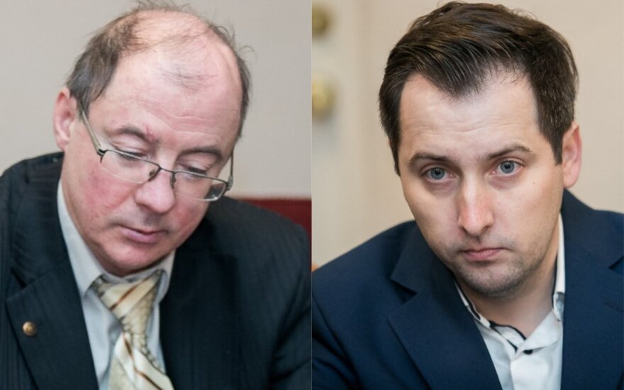 Artūras Šukevičius (kairėje) ir Linas Lobeckis