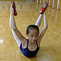 Vaikai baleto repeticijoje