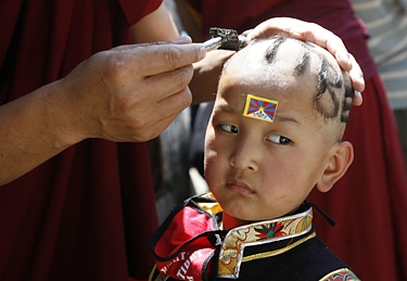 Tibetietis berniukas