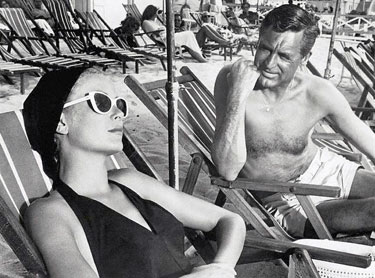 Grace Kelly ir Cary Grantas 