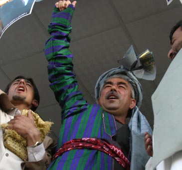 Kandidatas į Afganistano prezidentus Abdula Rashidas Dostumas